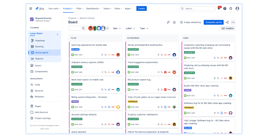 jira software tool for agile team