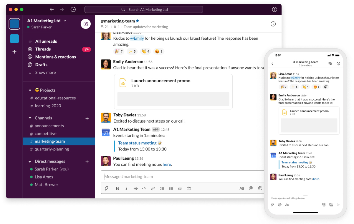 slack tool for agile team