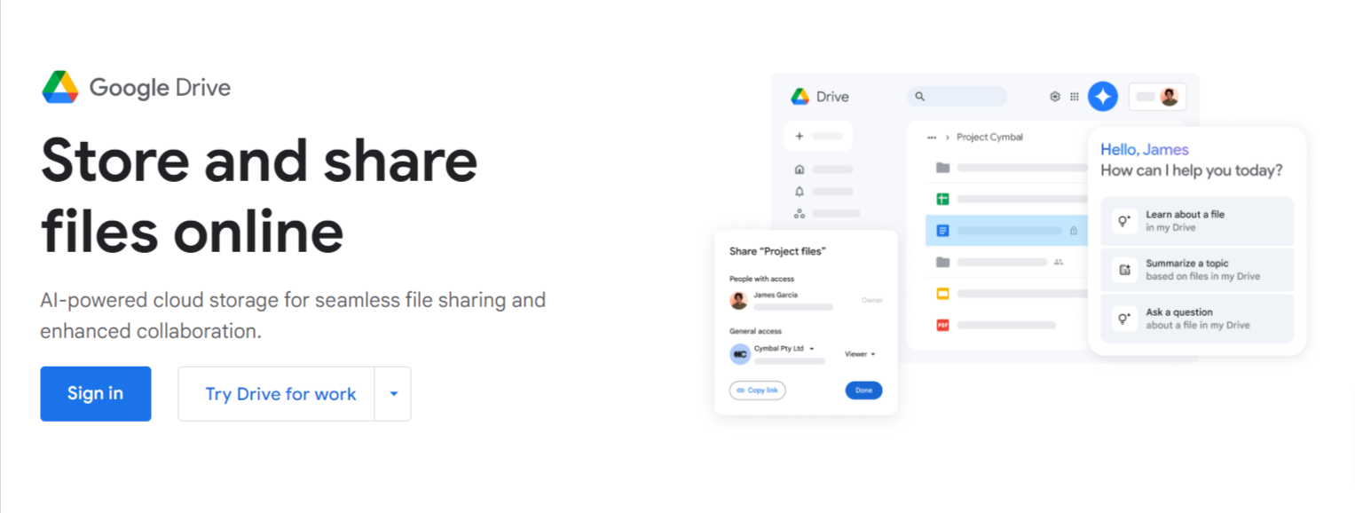 google drive tool